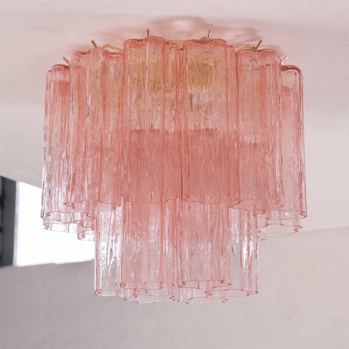 Aurora Tubes Ceiling Lamp Pink Waterfall Style - Neutralighting