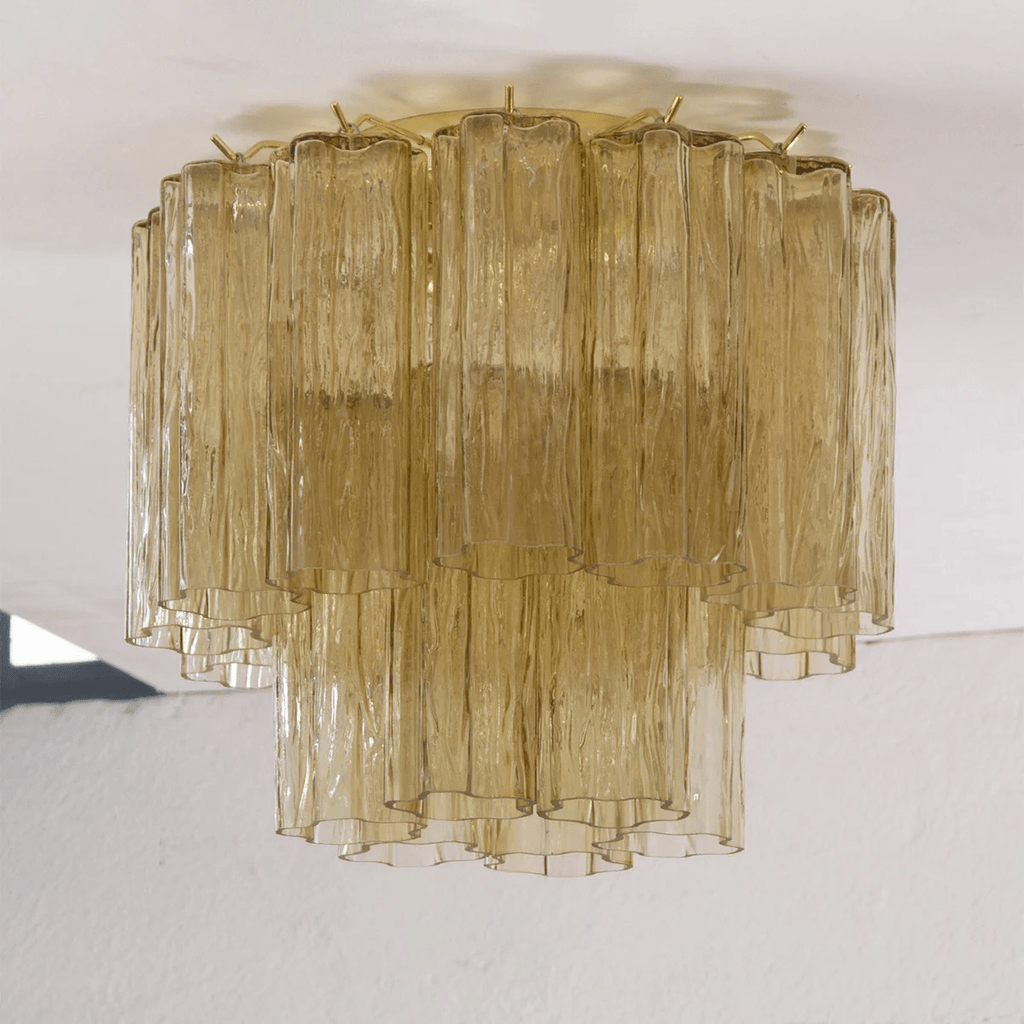 Aurora Tubes Ceiling Lamp Pink Waterfall Style | ventumra