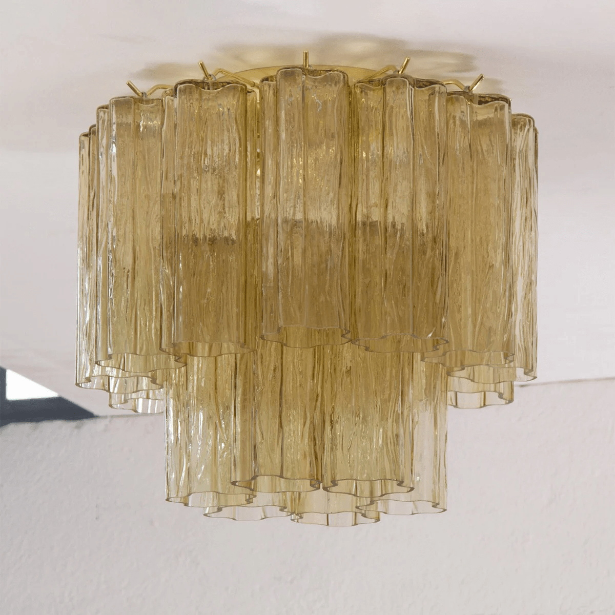 Aurora Tubes Ceiling Lamp Pink Waterfall Style | ventumra