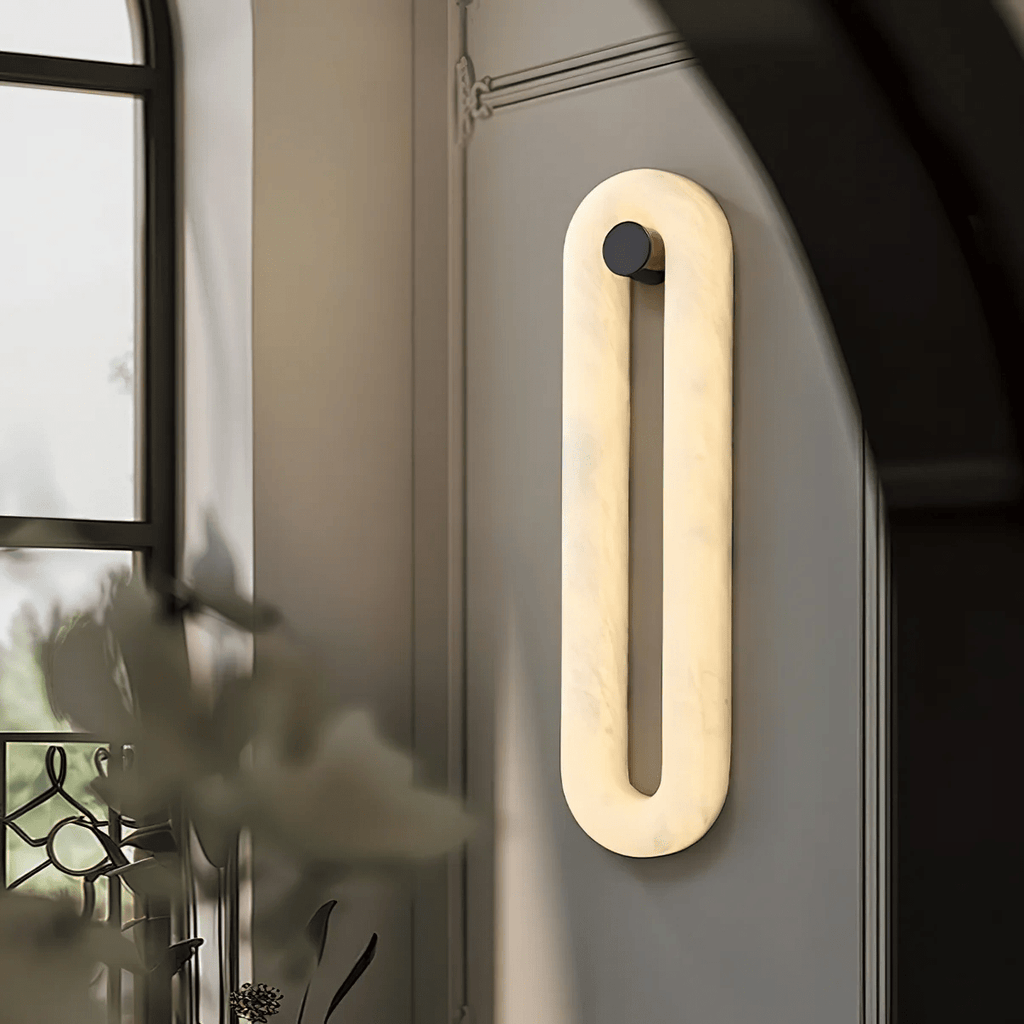 Aurea Modern Alabaster Wall Light | ventumra