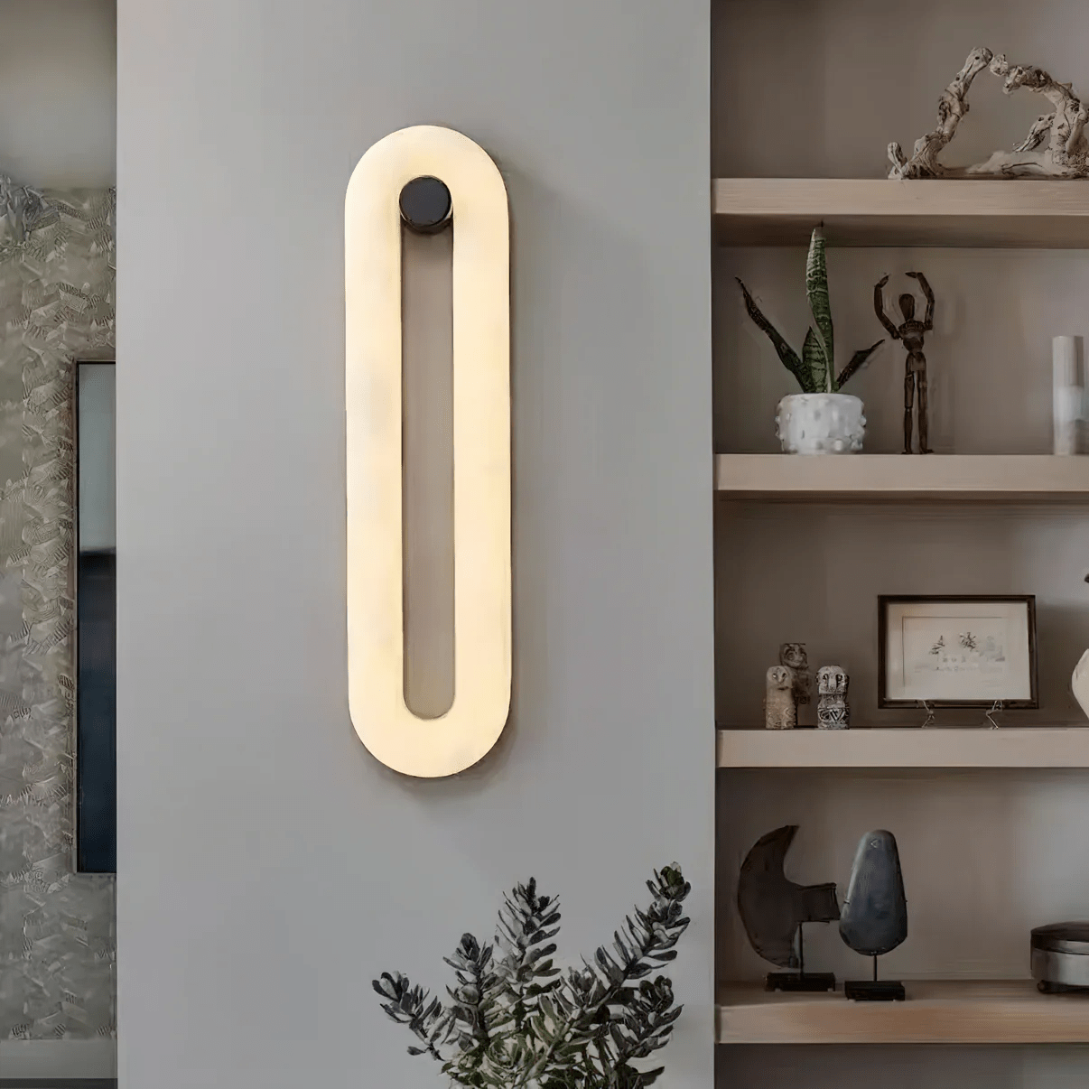 Aurea Modern Alabaster Wall Light | ventumra