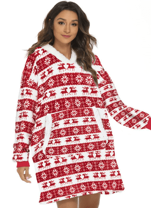 CozyNest Fleece Hoodie Blanket — Mobile Sleeping Quilt Hybrid