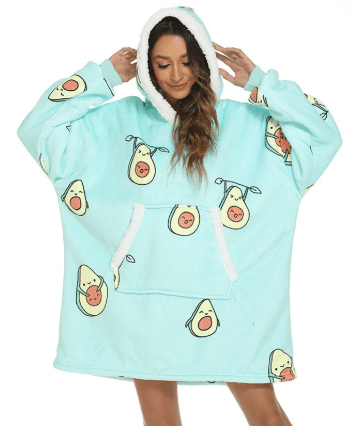 CozyNest Fleece Hoodie Blanket — Mobile Sleeping Quilt Hybrid