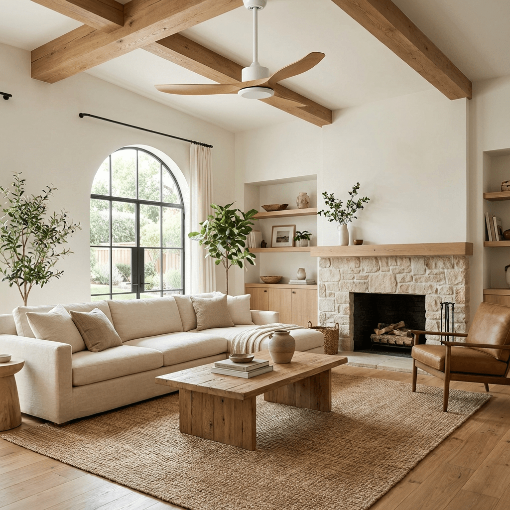 Aero Curve Wood Ceiling Fan | Ventumra