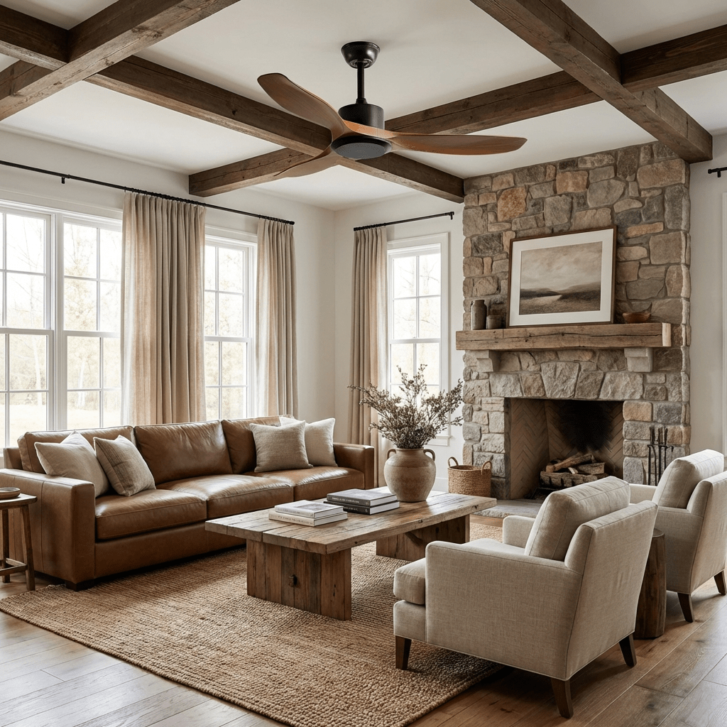Aero Curve Wood Ceiling Fan | Ventumra