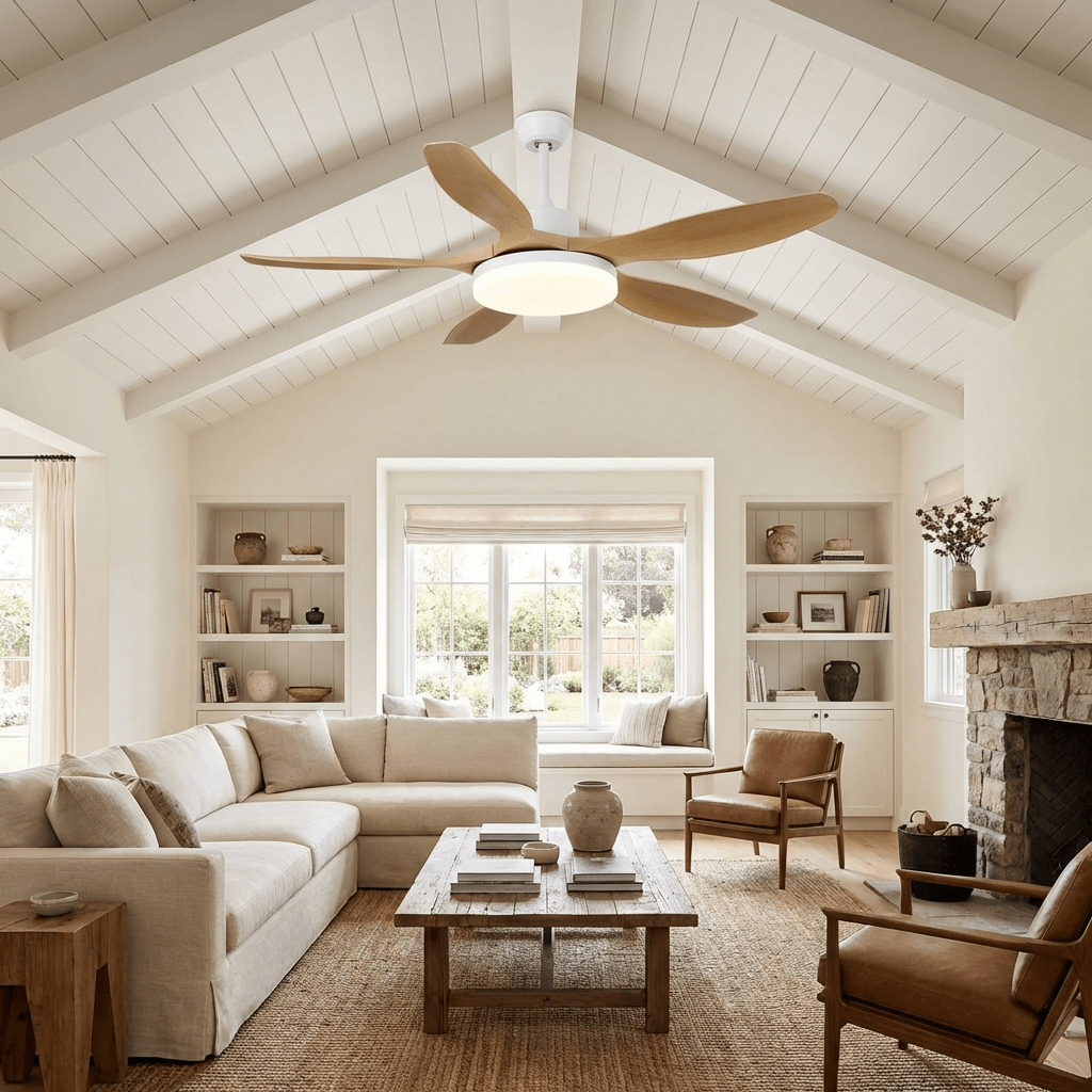 Asymmetric Blade Ceiling Fan Light | Ventumra