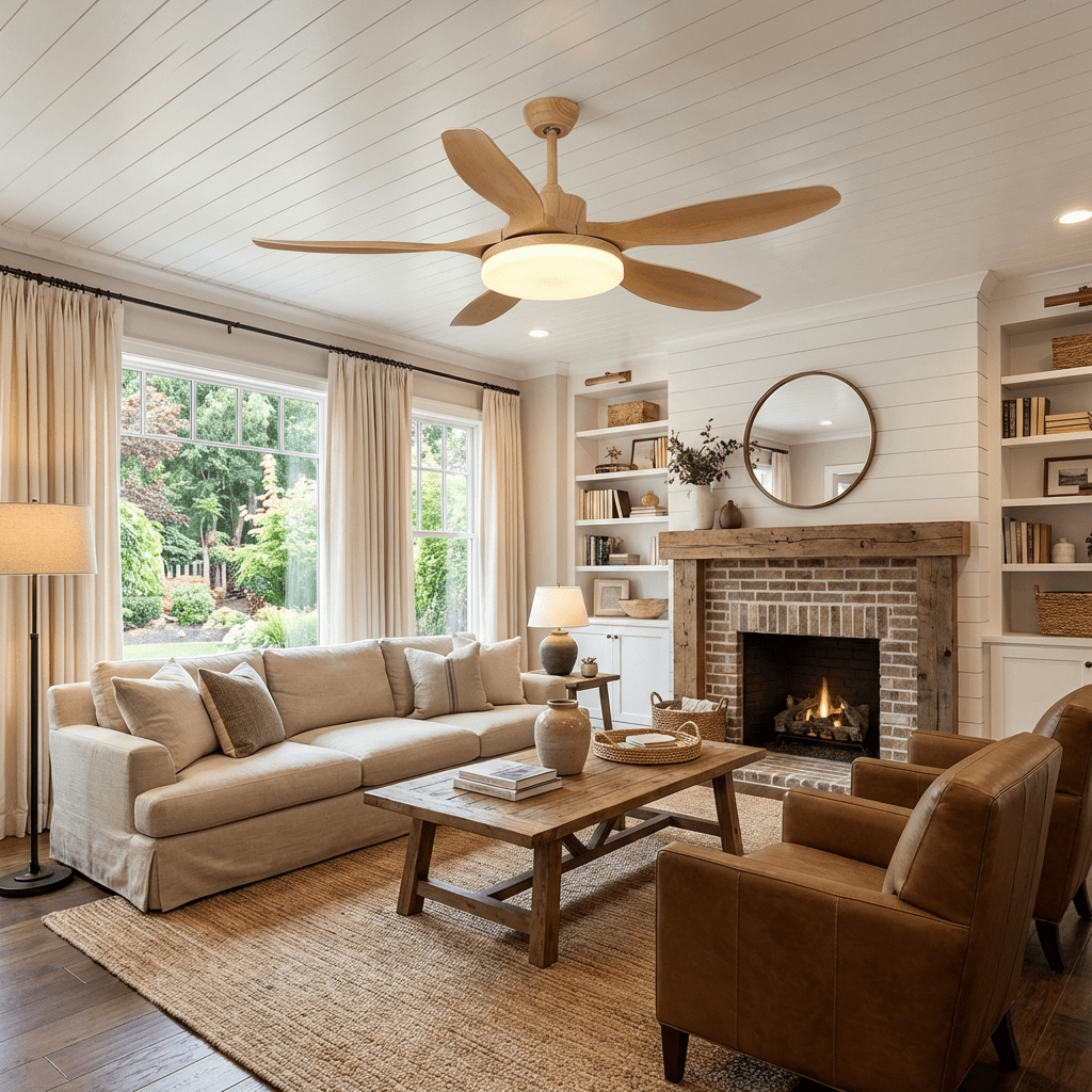 Asymmetric Blade Ceiling Fan Light | Ventumra