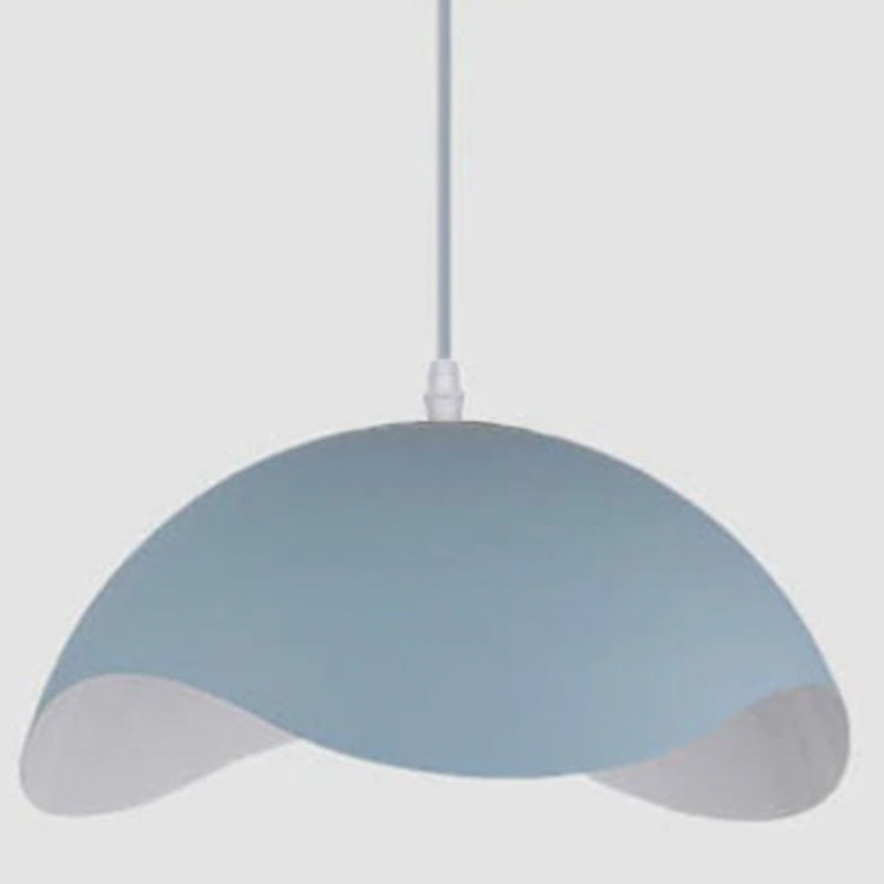 Valentina Colorful Shade Single Pendant Lights, Wood & Metal | ventumra
