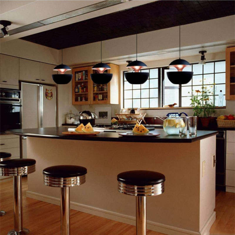 LumaNova Black and White LED Pendant Light for Interiors