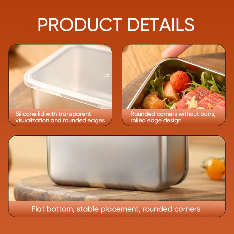 High-Quality Stainless Steel Containers for Food Storage