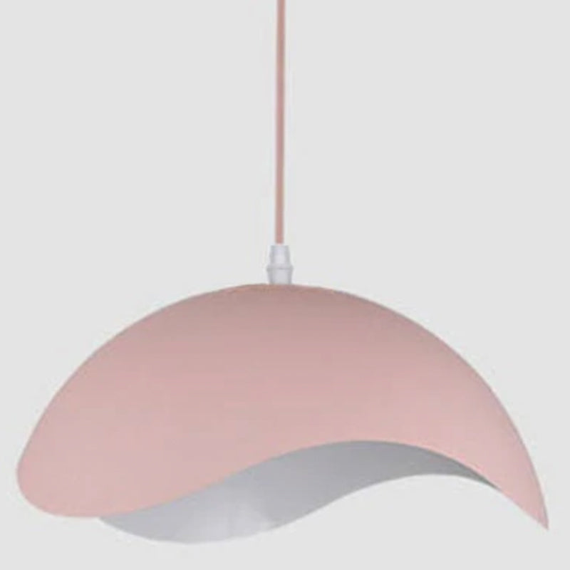 Valentina Colorful Shade Single Pendant Lights, Wood & Metal | ventumra