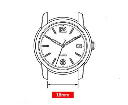 Versatile 18mm Silicone Strap With Quick Release Clasp For Watches | Ventumra