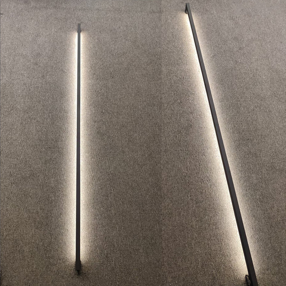 Liora Modern Slim Linear Black LED Wall Lamp | ventumra