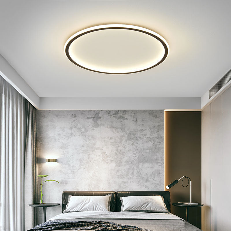 Skandinavisk rund Halo-loftlampe | Ventumra