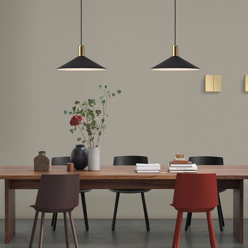 Aria Vintage Umbrella Monochrome Pendant Light | ventumra