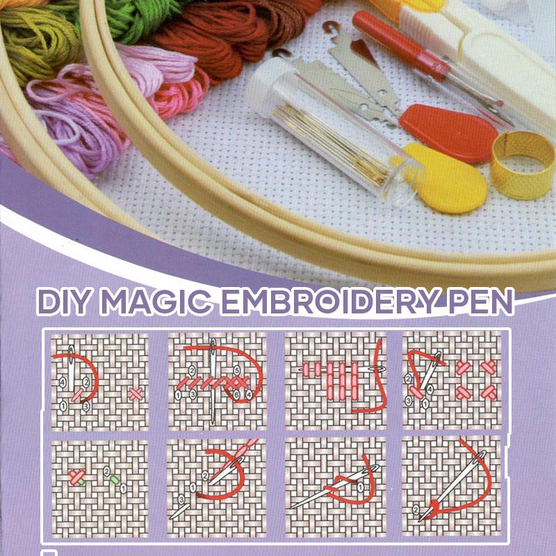 Creative Embroidery Pen for Precise Textile Stitching