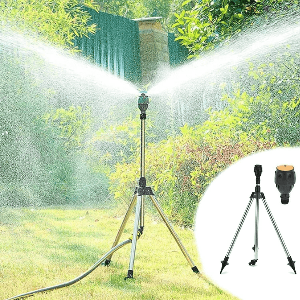 AquaPulse Pro — automatyczny obrotowy zraszacz ogrodowy do ciągłego nawadniania po okręgu