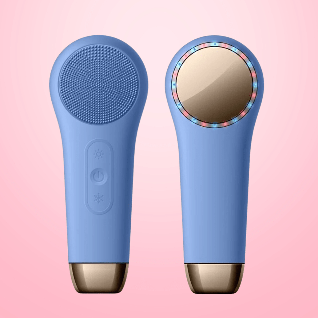 LumaGlow 3-In-1 Facial Brush — Pore Cleansing, Soothing Massage & Treatment