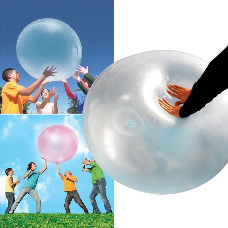 כדור משחק מתנפח צבעוני XXL לבילוי משפחתי בחוץ