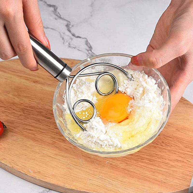 MixMaster Pro Compact Stainless Steel Dough Mixer, Lightweight
