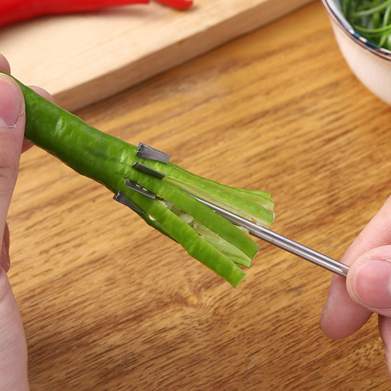 HerbSlice Stainless Steel Vegetable Slicer — Even Cuts