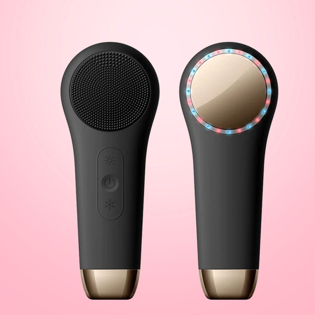 LumaGlow 3-In-1 Facial Brush — Pore Cleansing, Soothing Massage & Treatment
