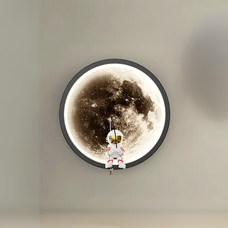 Lunara | LED Astronaut Wall Lamp With Moon Glow Light
