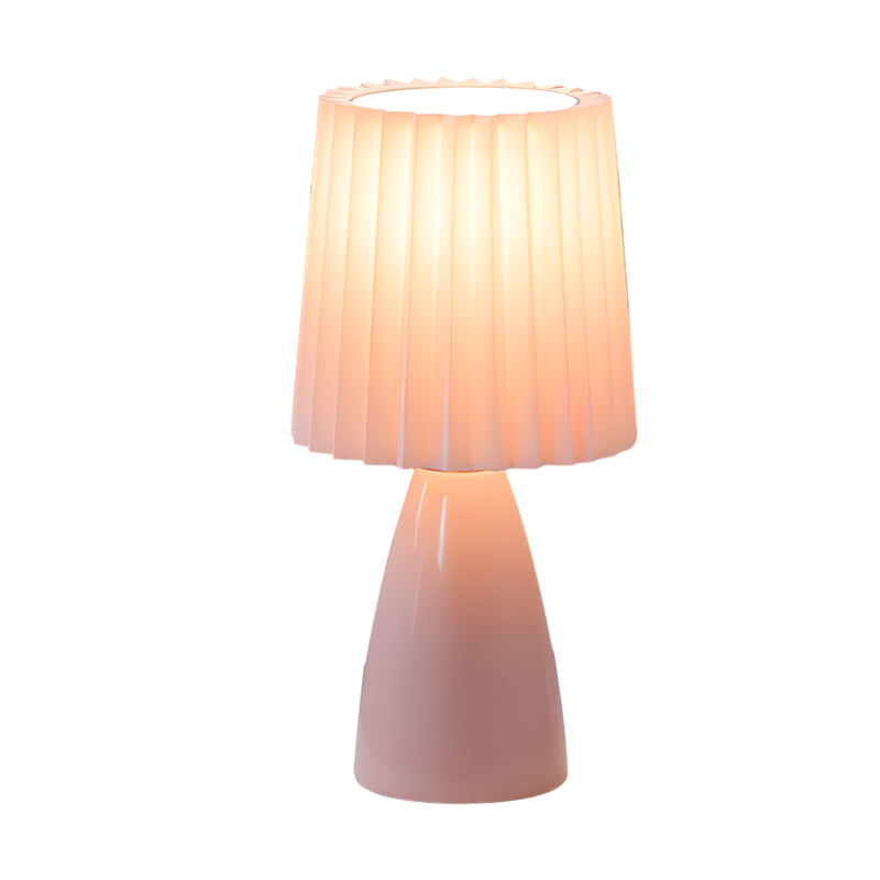 Aurelle | Glass Base Dimmable Desk Lamp With USB Port