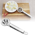 SmartSlice Stainless Steel Egg Separator — Precise 6-Piece Slices