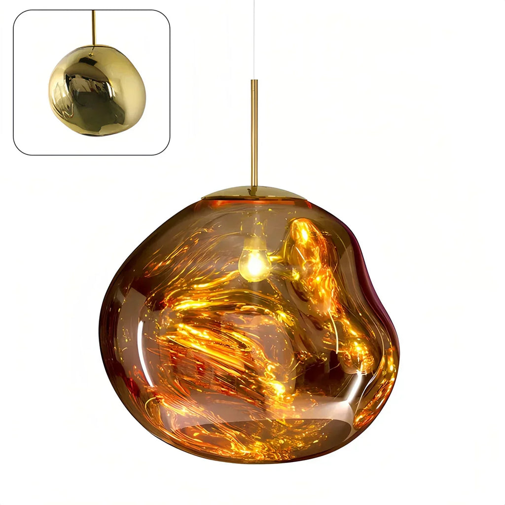 Lampă suspendată Lux Lava Flow pentru sufragerie, cu design modern | Ventumra