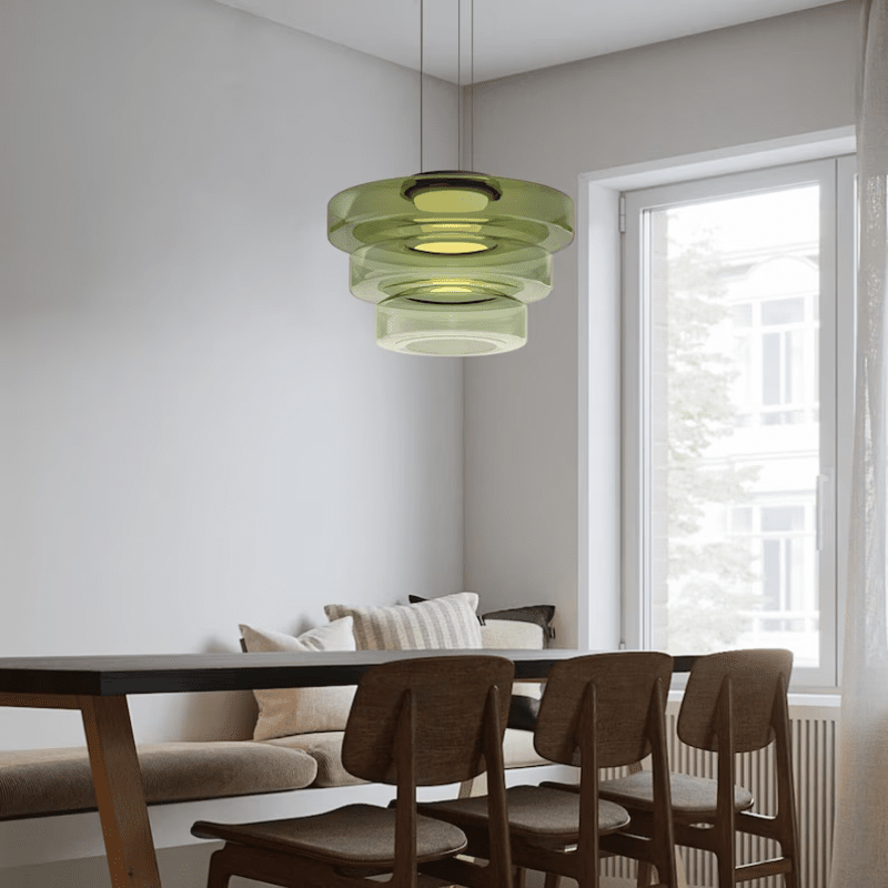 Lysfjord Glass Pendant Light With Soft Ambient Glow LED