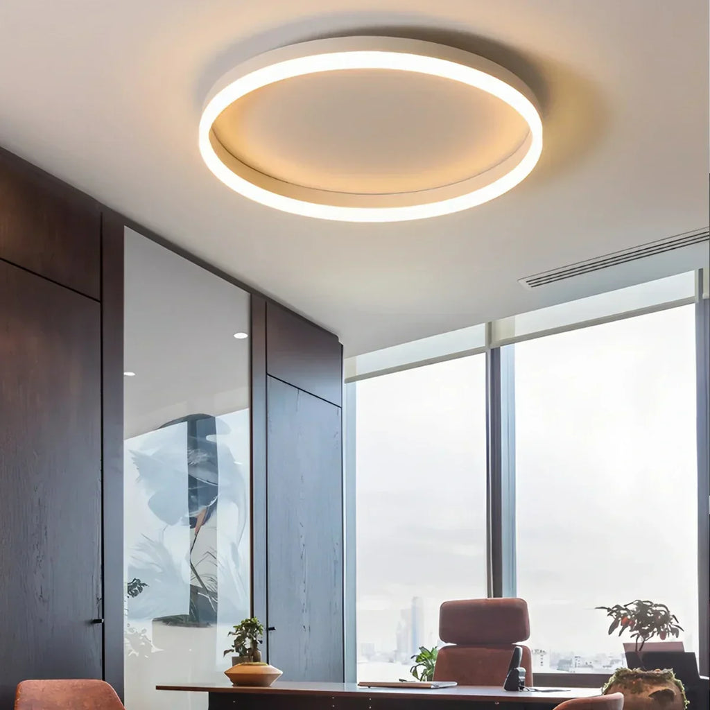 مصباح سقفي دائري بتقنية LED بطابع شمالي لديكور غرفة النوم | Ventumra