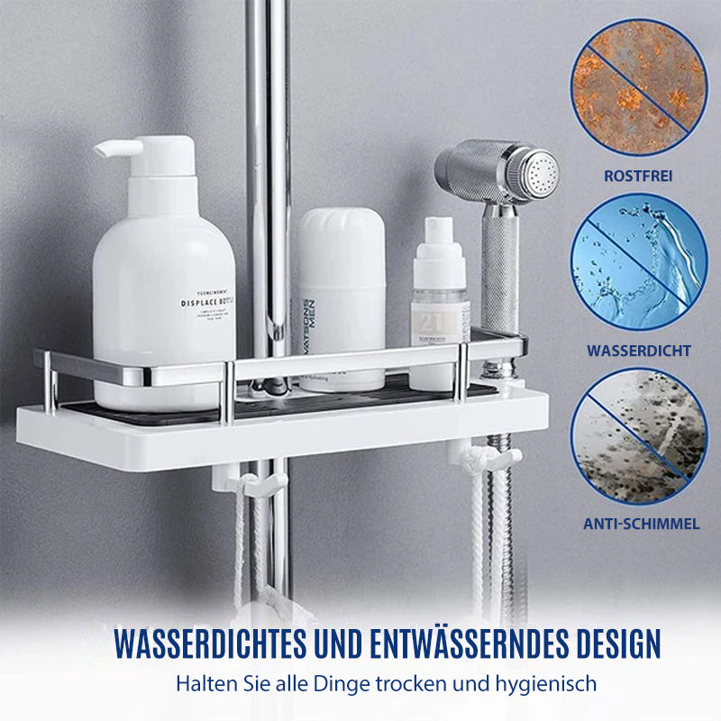 AquaStorage Bathroom Shower Caddy — Rust-Proof Storage Shelf