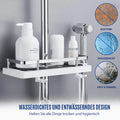 AquaStorage Bathroom Shower Caddy — Rust-Proof Storage Shelf