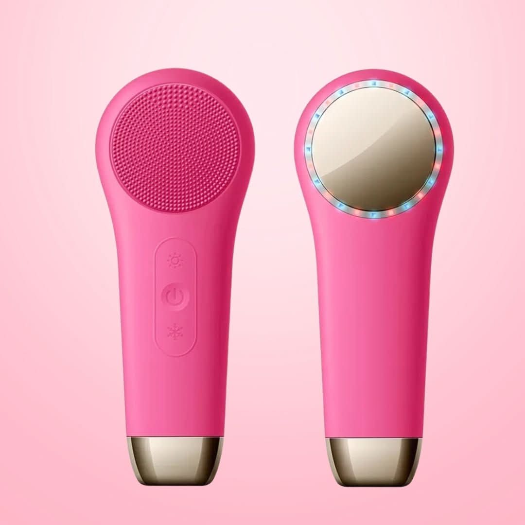 LumaGlow 3-In-1 Facial Brush — Pore Cleansing, Soothing Massage & Treatment