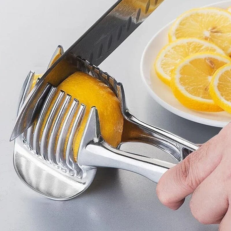 QuickSlice Stainless Steel Vegetable Slicer — Ergonomic Handle