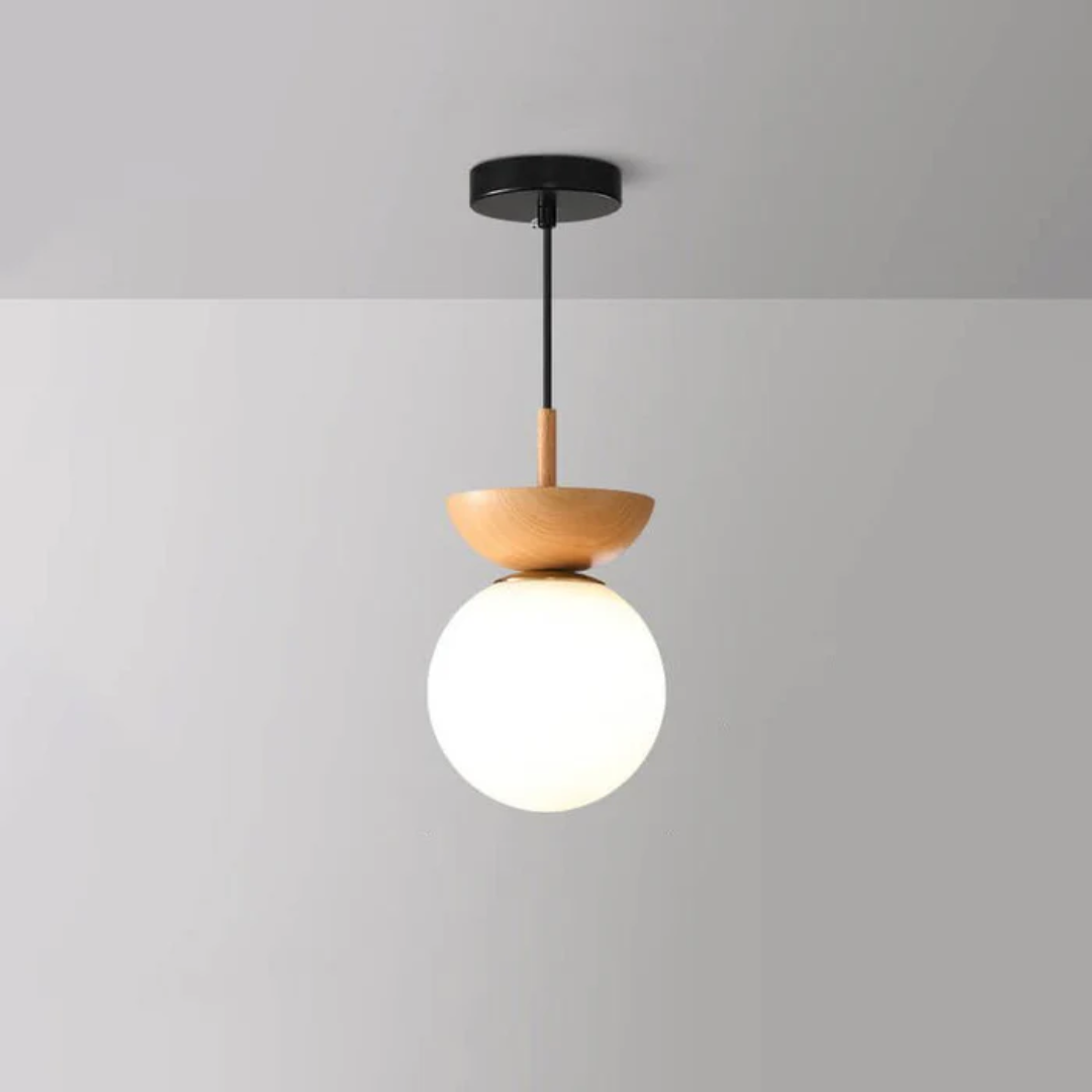 Hinode Japanese Style Dining Pendant Lamp With 3 Colors