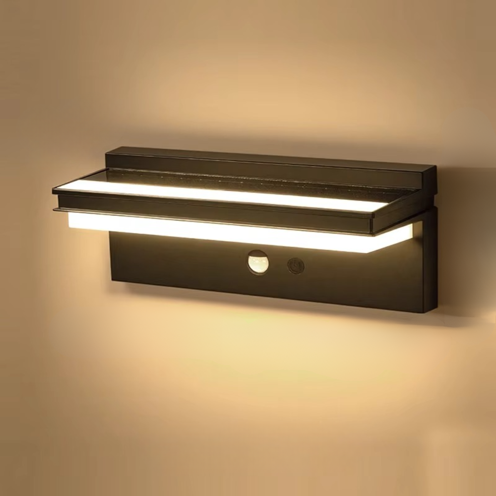 Led-wandlamp op zonne-energie — sensorgestuurd, IPX5-gecertificeerd