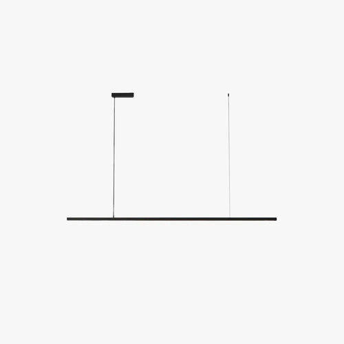 Arisha Minimalist Linear Metal Pendant Light, White/Black - Neutralighting