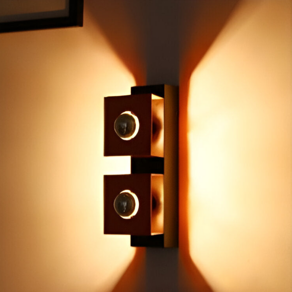 Marvik | Vintage Bauhaus Double-Head Industrial Wall Lamp