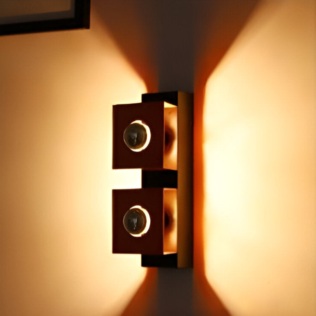 Marvik | Vintage Bauhaus Double-Head Industrial Wall Lamp