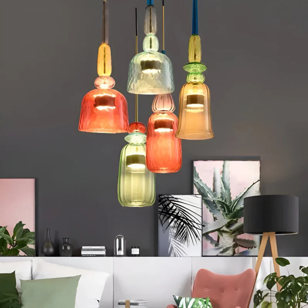 Eloria Colorful Scandinavian Dining Pendant Light