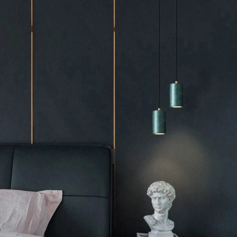 Kirrea Minimalist Marble LED Pendant Lamp For Home Use
