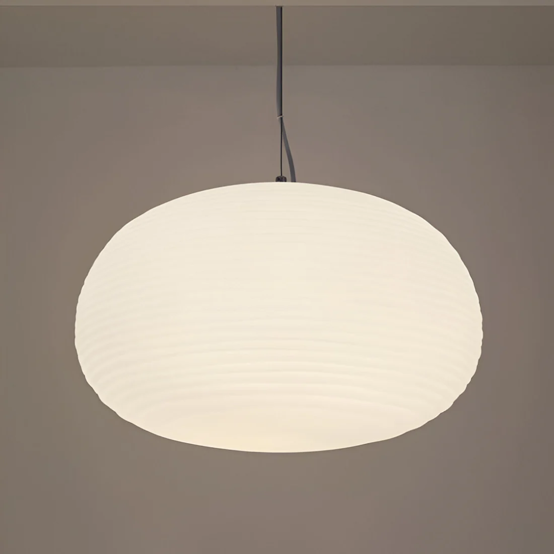 Svela | Scandinavian Opal Glass Pendant Lamp For Dining
