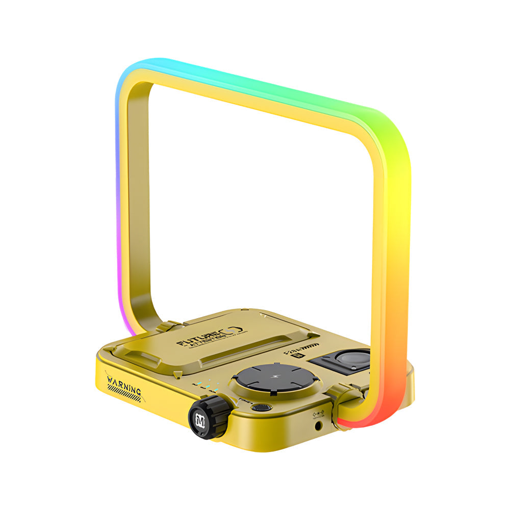LumaCore 3-In-1 RGB Wireless Charging Desk Lamp With Timer
