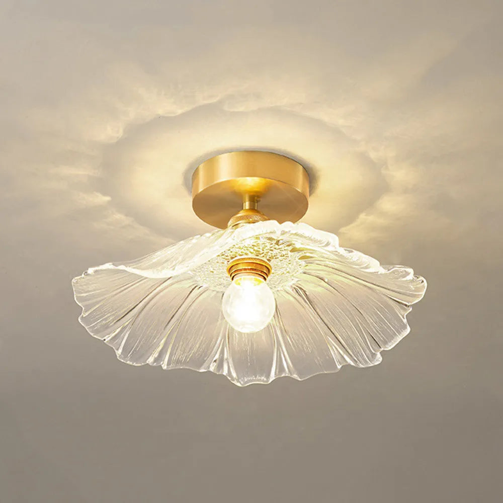 Calia Flower-lampe i glass for tak/oppheng | ventumra
