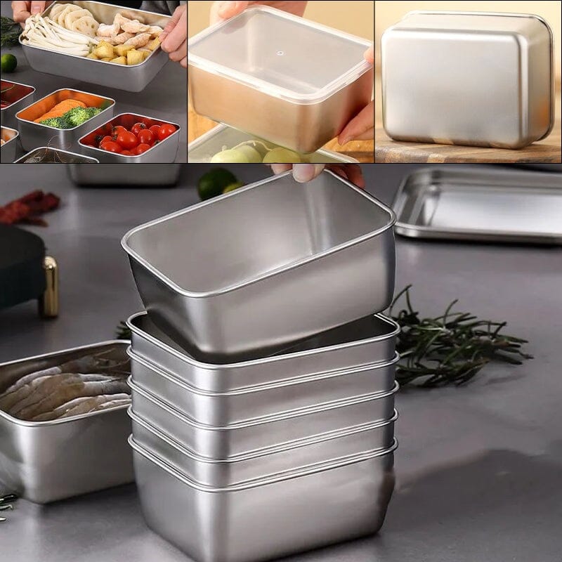 High-Quality Stainless Steel Containers for Food Storage