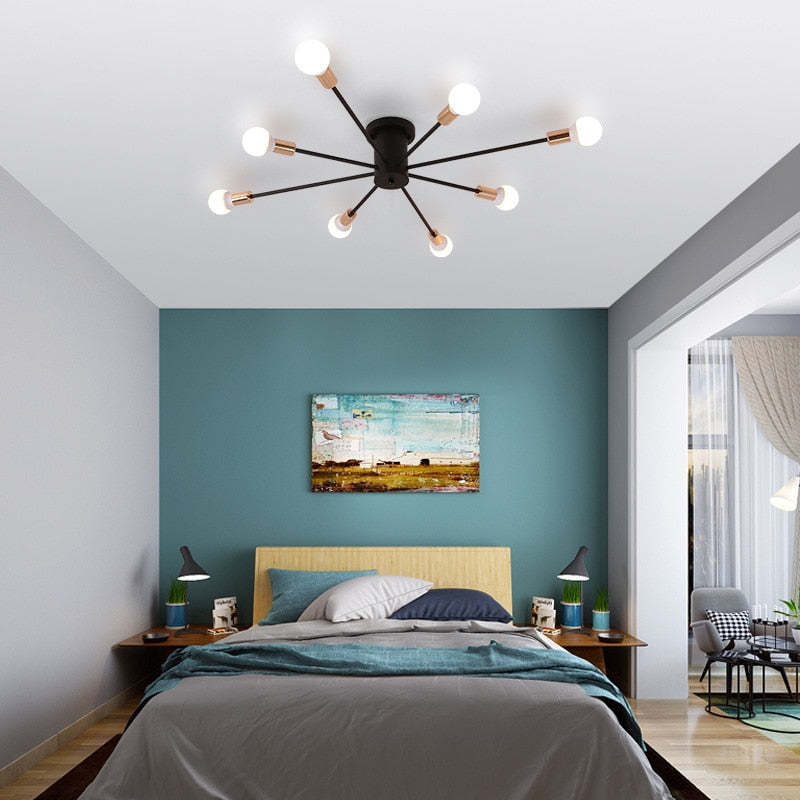 Silva Modern Simple Flush Mount Ceiling Light, 6/8/10 Heads | ventumra