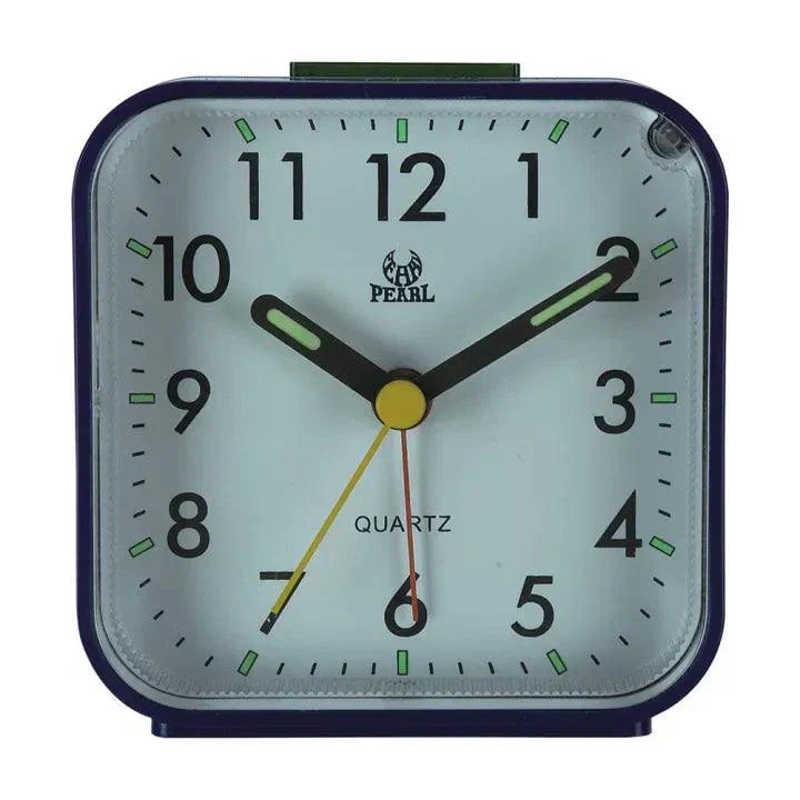 Zachte weklichtwekker — stil kwartsuurwerk, wakker worden met zonsopgang
