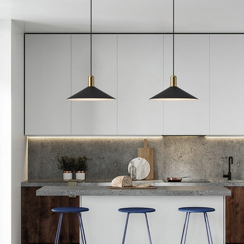 Aria Vintage Umbrella Monochrome Pendant Light | ventumra